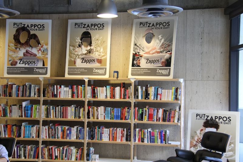 Zappos Lobby Library
