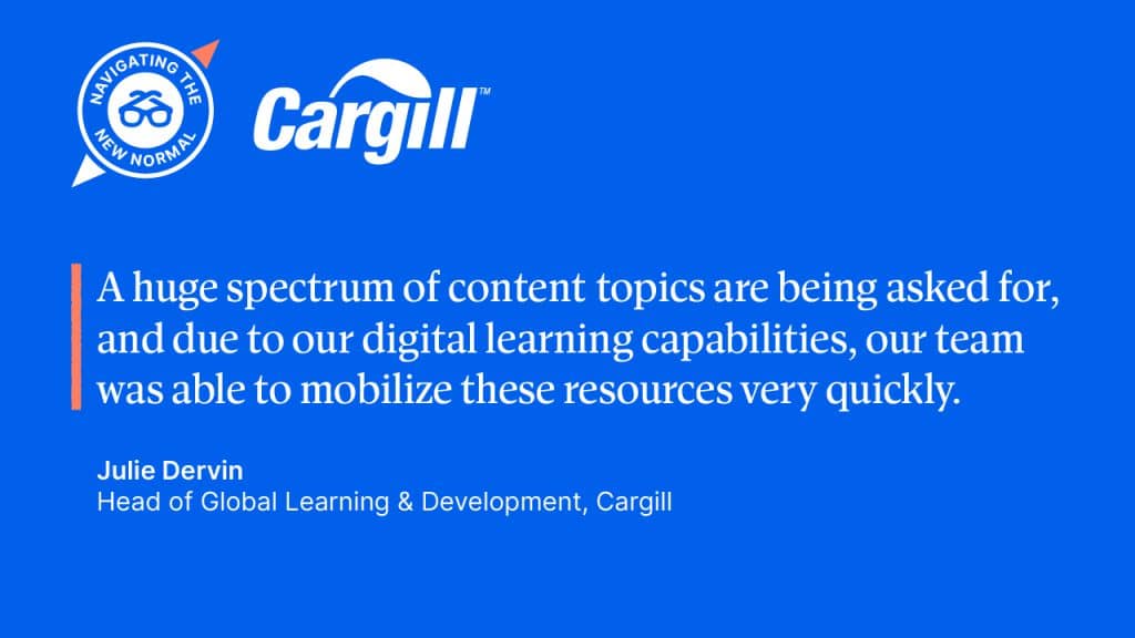 Advice from Cargill. 