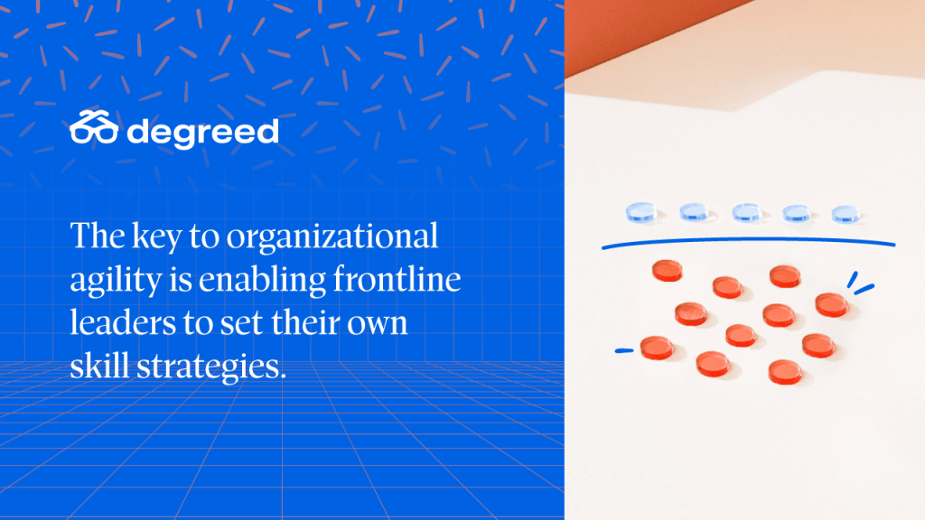 The key to organizational agility is enabling frontline leaders to set their own skill strategies.