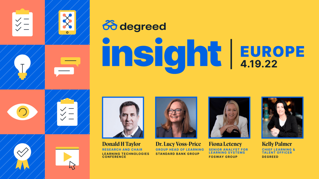 Reimagining Learning and Development | Degreed Insight | Europe Speakers