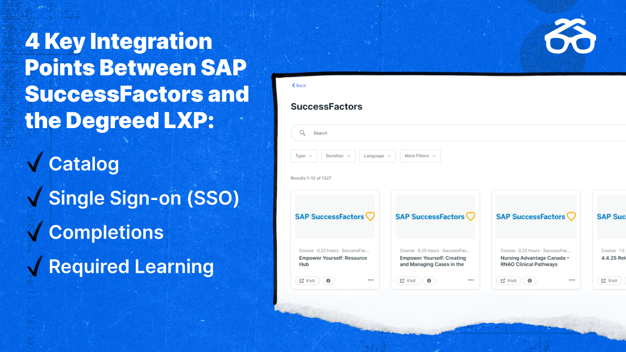 Degreed + SAP SuccessFactors: All Your Learning In One Place | Degreed Blog